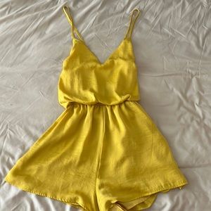 Yellow romper size S
